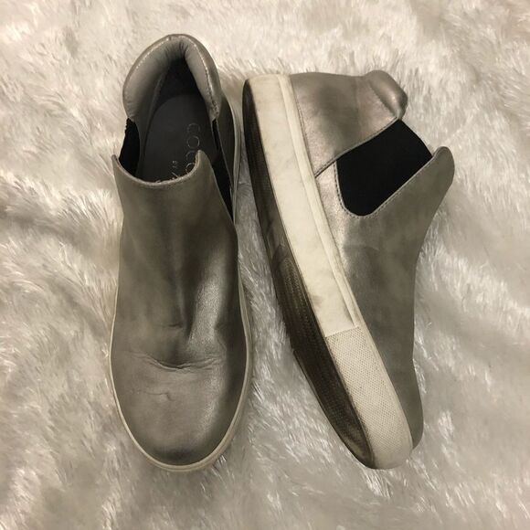 Coconuts by Matisse Lil Lure Silver Sneakers size 7.5 - Picture 3 of 7